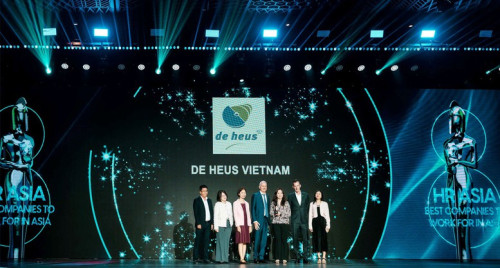De Heus Việt Nam được vinh danh là nơi làm việc tốt nhất châu Á